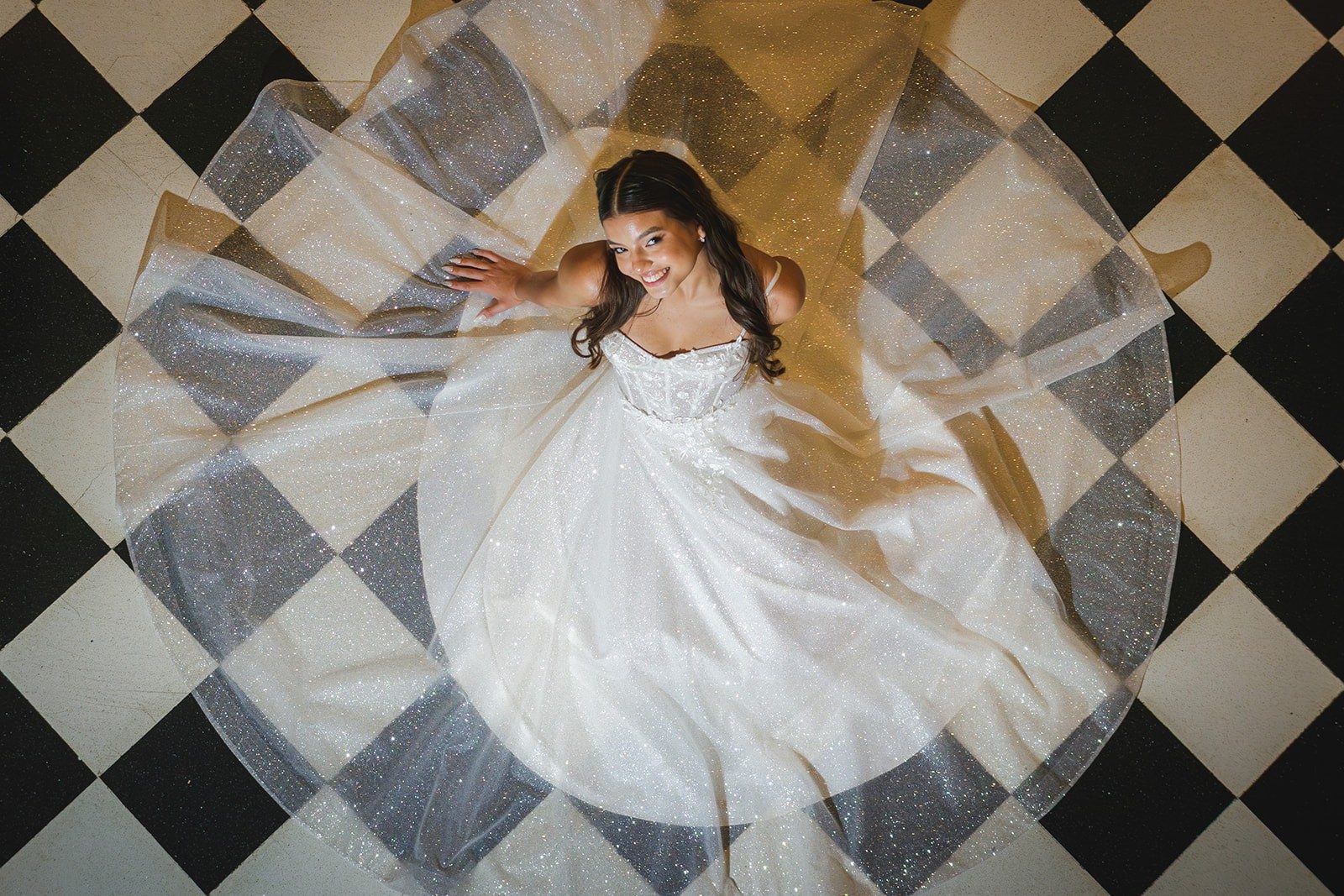 Quinceañera durante su fiesta